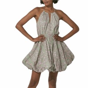 NWT Cleobella “Flora Block Print Mini Dress”